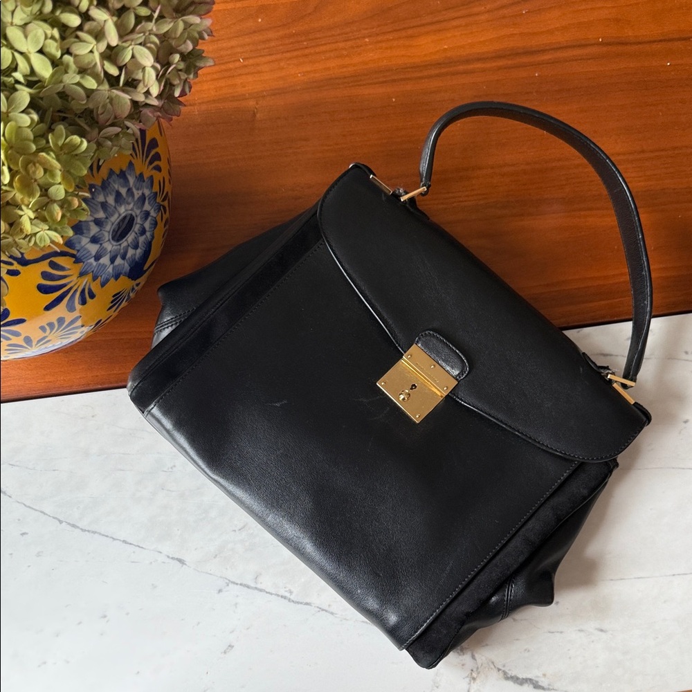 Marc Jacobs Made in Italy Black Leather Handbag